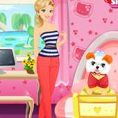 Fashion Puppy Cute Girl