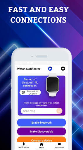 Smart Watch app - BT Notifier screenshot 1