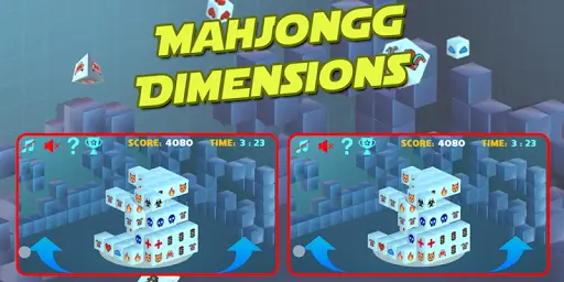 Mahjongg 3D - Thinking games 