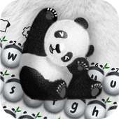 Nette Panda-Panda-Tastatur