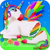 Glittery & Sparkly Rainbow Unicorn gâteau! Chef br