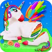 Glittery & Sparkly Rainbow Unicorn Cake Maker!