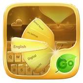 Gold Precious GO Keyboard Theme on 9Apps