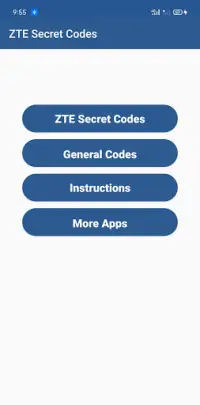 Secret Codes For ZTE Mobiles App لـ Android Download - 9Apps