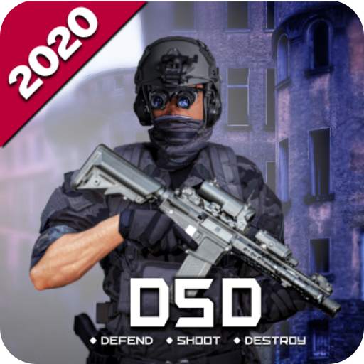 Gun games: Army gun shooting games - DSD