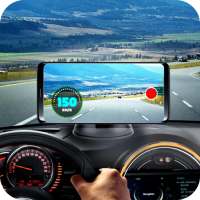 HUD speedometer (Head-up display)