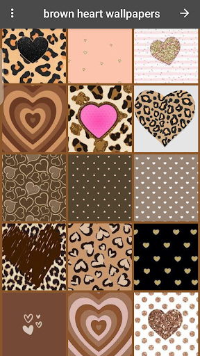 Brown Heart  Aesthetic Wallpaper Download  MobCup