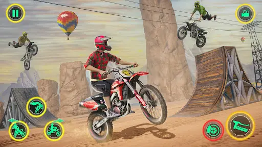 Ramp Moto Bike Racing Stunts Game #Dirt Motor Bike Racing Stunts