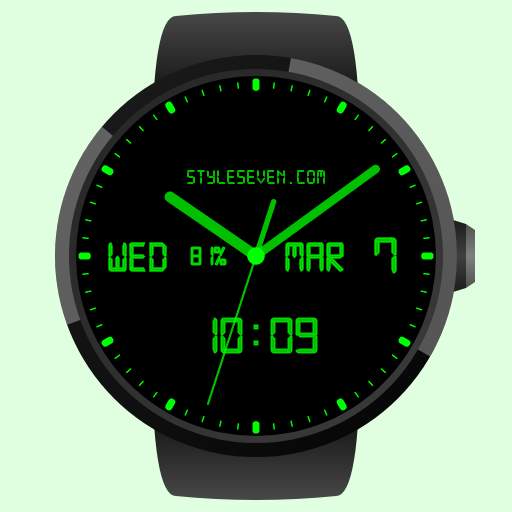 Analog-Digital Watch Face-7 for Wear OS by Google