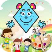Kids Colors & Shapes -Preschool Learning (Drawing) on 9Apps