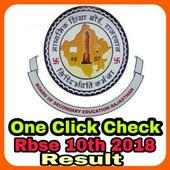 One click Check Rajasthan Board 10th 2018 Result
