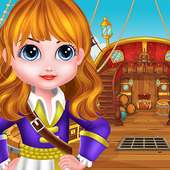 Pirate Girl Mystery - limpieza de barcos