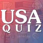 50 united states America quiz- map, flag & capital