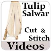 Tulip Salwar Cutting and Stitching Videos