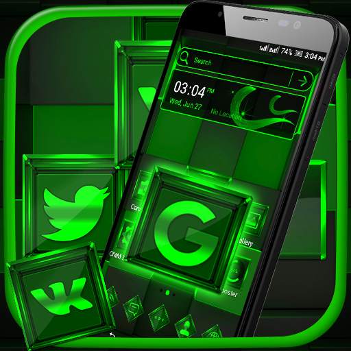 Green Light Launcher Theme