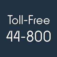 Toll-Free 44-800 phone number