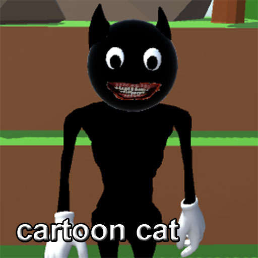 Night of Cartoon Cat Trapped