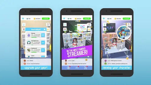 Idle Streamer! Unlimited Money MOD APK Free Download