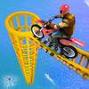 Impossible Bike Stunts Racing Game on Mega Ramp