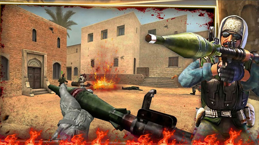 FPS Critical Strike War Attack скриншот 1