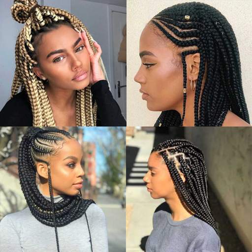 African Braid Hair Style
