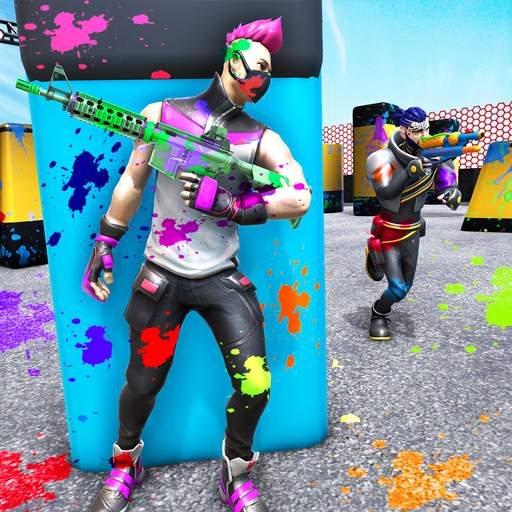 Paintball Shooter War Arena: Color Shooting Games