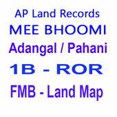 AP Land Records 1B ROR Adangal Pahani Map on 9Apps