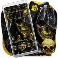 Golden Skull Launcher Theme