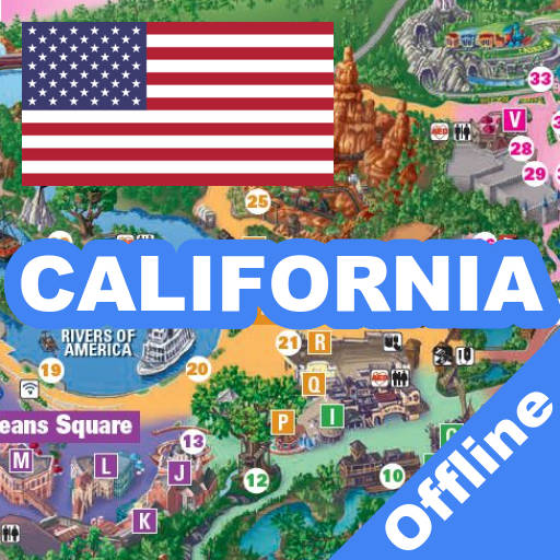 OFFLINE MAP CALIFORNIA AMUSEME