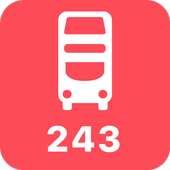 My London TFL Bus Times - 243