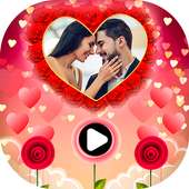 Heart Flower Magical Video Maker With Music