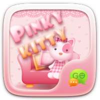 GO SMS PRO PINK KITTY THEME