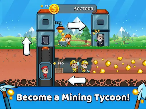 Idle Mining Empire (Gameplay Walkthrough) 