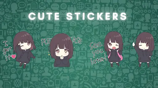 Menhera chan Sticker pack - Stickers Cloud