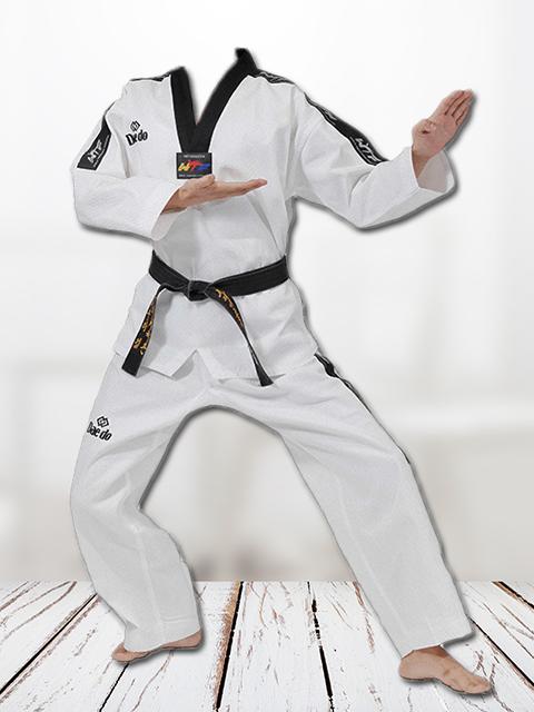 Range Black Collar Taekwondo Uniform / Dan Dobok | Martial Arts Uniform |  Equipment & Supplies | TKD | Range Sport