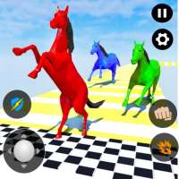 말 뛰기 재미있는 게임-유니콘 레이스 3D