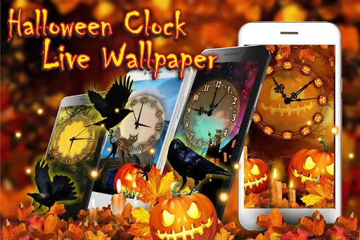 Descarga de la aplicación Reloj de Halloween Fondos Pantalla Animados 2023  - Gratis - 9Apps