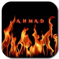 Fire Name Art 3D on 9Apps