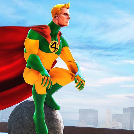 Rope Superhero War : Superhero Games : Rescue Hero