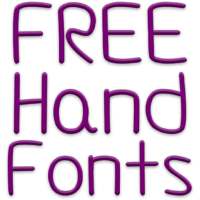 Hand Fonts FlipFont libre