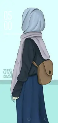 Hijab Girl Anime Wallpapers - Wallpaper Cave