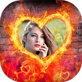 Fire photo frame on 9Apps