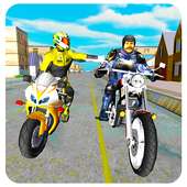 Motorcycle ride thriller 3D