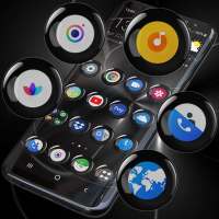 Theme Launcher Black - Spheres Icon Changer Free