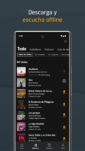 Audible: Audiolibros y Podcast screenshot 6