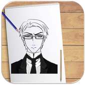 Learn How to Draw Black Butler on 9Apps