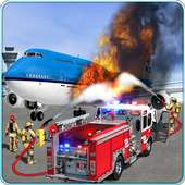 vliegtuig crash firetruck simulator 3d
