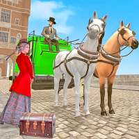 Horse Cart Taxi Drive 2021: Horse Racing Games on 9Apps
