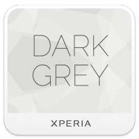 Dark Grey xperia theme