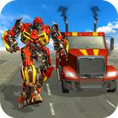 Robot real Euro Truck Robot Wars Transform on 9Apps